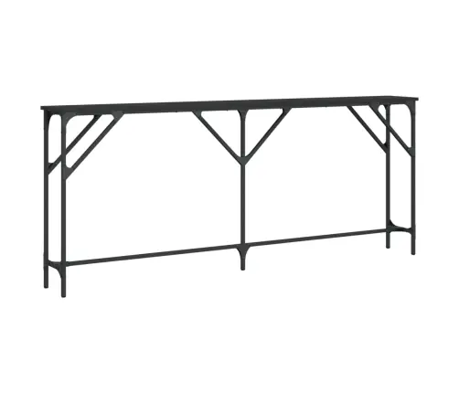 Konsoles Galdiņš, Melns, 180X23X75 Cm, Inženierijas Koks Vidaxl