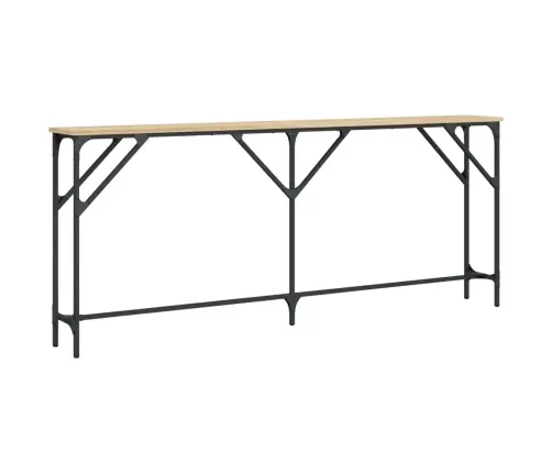 Konsoles Galdiņš, Koka Krāsa, 180X23X75 Cm, Inženierijas Koks Vidaxl Konsoles Galdiņš, Koka Krāsa, 180X23X75 Cm, Inženierijas Koks Vidaxl