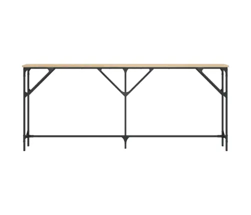 Konsoles Galdiņš, Koka Krāsa, 180X23X75 Cm, Inženierijas Koks Vidaxl Konsoles Galdiņš, Koka Krāsa, 180X23X75 Cm, Inženierijas Koks Vidaxl