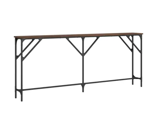 Konsoles Galdiņš, Brūns, 180X23X75 Cm, Inženierijas Koks Vidaxl