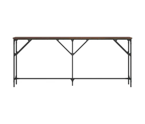 Konsoles Galdiņš, Brūns, 180X23X75 Cm, Inženierijas Koks Vidaxl