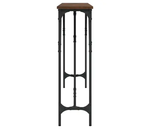 Konsoles Galdiņš, Brūns, 180X23X75 Cm, Inženierijas Koks Vidaxl