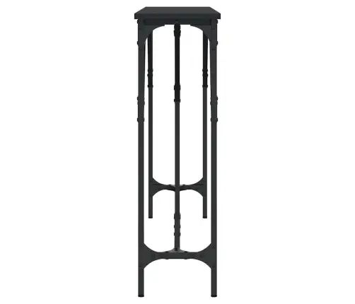 Konsoollaud, Must, 140 X 23 X 75 cm Tehispuit