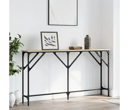 Konsoles Galdiņš, Koka Krāsa, 140X23X75 Cm, Inženierijas Koks Vidaxl