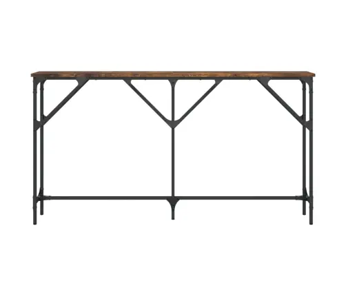 Konsolinis Staliukas, Dūminis Ąžuolo, 140X23X75cm Mediena Konsolinis Staliukas, Dūminis Ąžuolo, 140X23X75cm Mediena