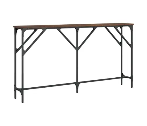 Konsoles Galdiņš, Brūns, 140X23X75 Cm, Inženierijas Koks Vidaxl