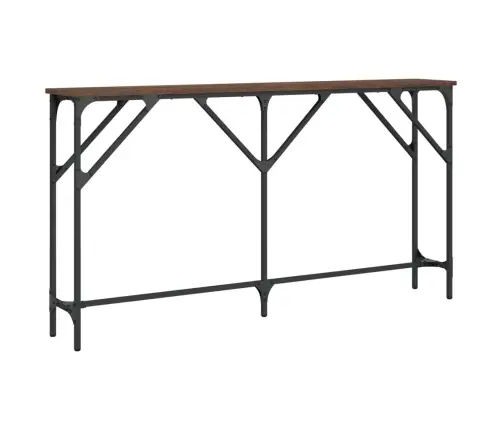 Konsoles Galdiņš, Brūns, 140X23X75 Cm, Inženierijas Koks Vidaxl