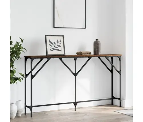 Konsoles Galdiņš, Brūns, 140X23X75 Cm, Inženierijas Koks Vidaxl