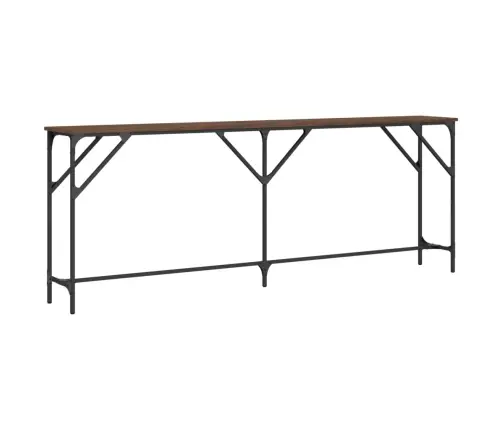 Konsoles Galdiņš, Brūns, 200X29X75 Cm, Inženierijas Koks Vidaxl