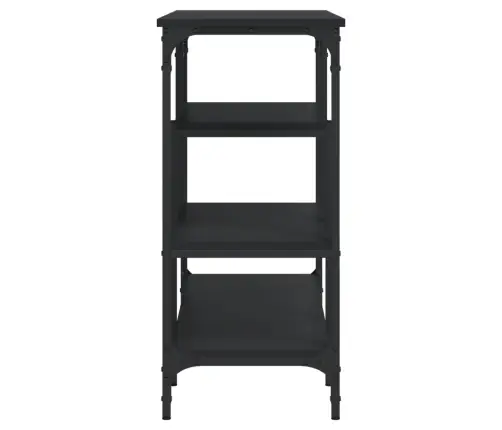 Konsoles Galdiņš Ar Plauktiem, Melns, 100X35X75 Cm Vidaxl