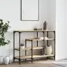 Konsoles Galdiņš Ar Plauktiem, Ozola Krāsa, 100X35X75 Cm Vidaxl