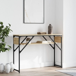 Konsoles Galdiņš, Koka Krāsa, 105X30X75 Cm, Inženierijas Koks Vidaxl