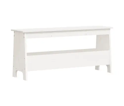 Gaiteņa Sols, Balts, 100X28X45 Cm, Priedes Masīvkoks Vidaxl