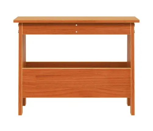 Gaiteņa Sols, Vaska Brūnas, 60X28X45 Cm, Priedes Masīvkoks Vidaxl