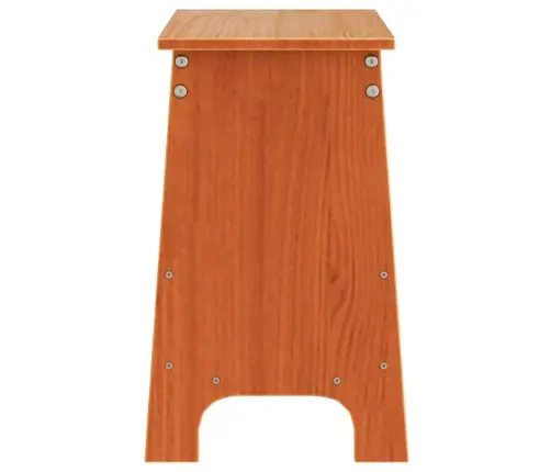 Gaiteņa Sols, Vaska Brūnas, 60X28X45 Cm, Priedes Masīvkoks Vidaxl