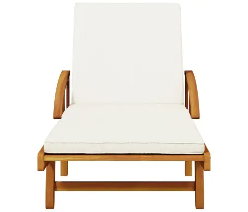 Päevitustoolid Koos Lauaga, 2 Tk, Akaatsiapuit