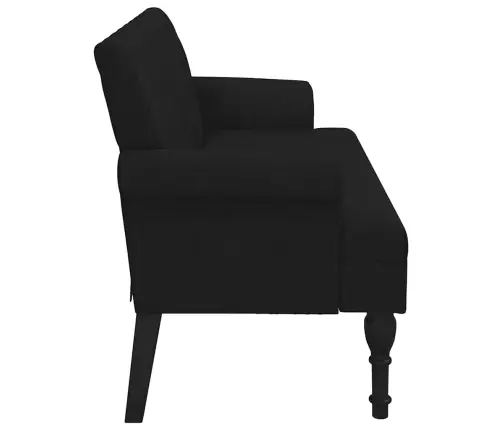 Seljatoega Pink, Must, 120 X 62 X 75,5 cm Kangas