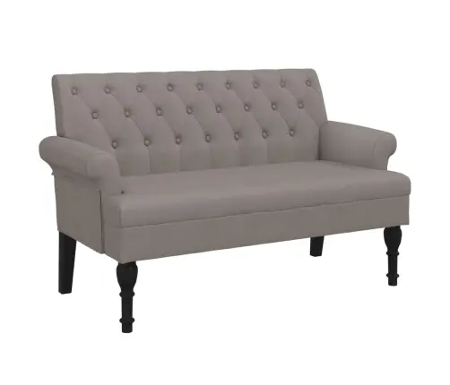 Suoliukas Su Atlošu, Taupe Spalvos, 120X62X75,5cm Audinys