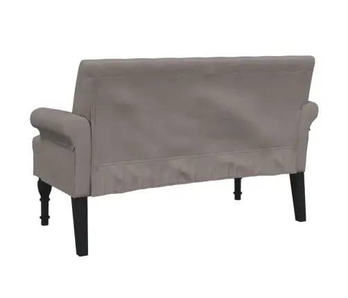 Suoliukas Su Atlošu, Taupe Spalvos, 120X62X75,5cm Audinys