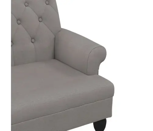 Suoliukas Su Atlošu, Taupe Spalvos, 120X62X75,5cm Audinys