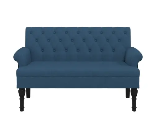 Suoliukas Su Atlošu, Mėlynos Spalvos, 120X62X75,5cm Audinys