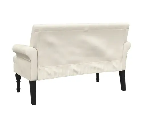 Sols Ar Atzveltni, 120X62X75,5 Cm, Lins Vidaxl