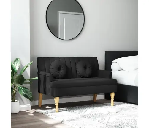 Patjadega Pink, Must, 113 X 64,5 X 75,5 cm Kangas