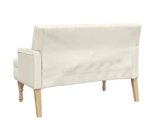 Sols Ar Spilveniem, 113X64,5X75,5 Cm, Lins Vidaxl