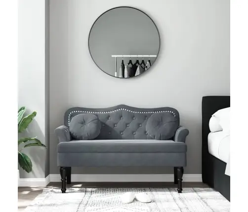 Pink Patjadega, Tumehall, 120,5 X 65 X 75 cm Samet