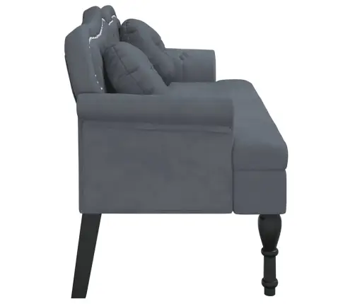 Pink Patjadega, Tumehall, 120,5 X 65 X 75 cm Samet