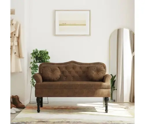 Pink Patjadega, Pruun, 120,5 X 65 X 75 cm Kunstnahk