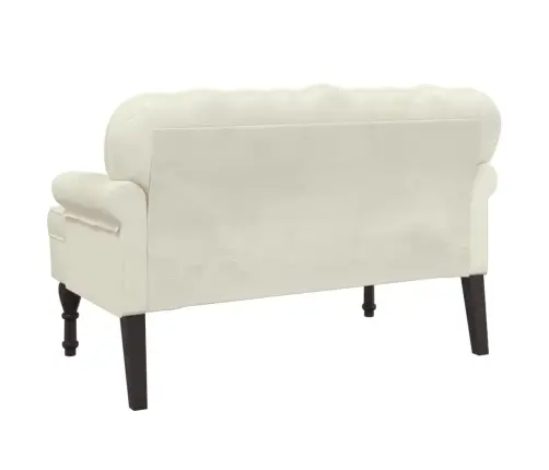 Seljatoega Pink, Kreemjas, 119,5 X 64,5 X 75 cm Samet