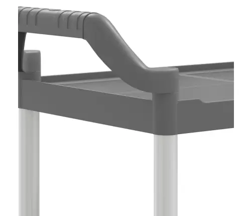 3-Līmeņu Ratiņi, Pelēki, 81X41X92 Cm, Alumīnijs Vidaxl