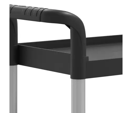 3-Līmeņu Ratiņi, Melni, 77X34X72 Cm, Alumīnijs Vidaxl