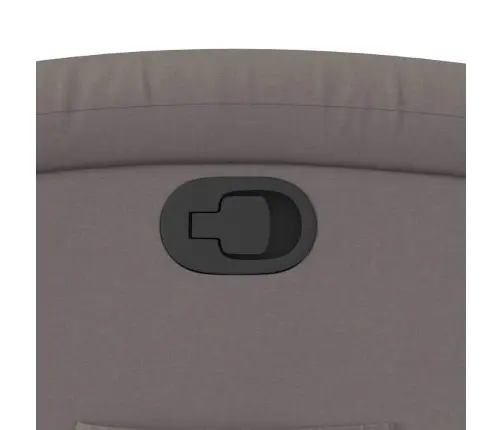 Atlošiamas Krėslas, Taupe Spalvos, Audinys