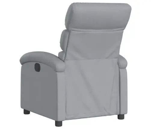 Masāžas Krēsls, Atgāžams, Gaiši Pelēks Audums Vidaxl