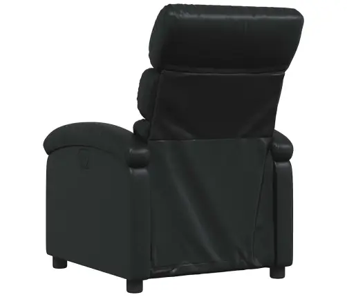 Atpūtas Krēsls, Atgāžams, Melna Mākslīgā Āda Vidaxl