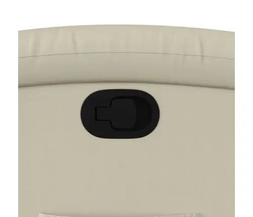 Atpūtas Krēsls, Atgāžams, Krēmkrāsas Mākslīgā Āda Vidaxl