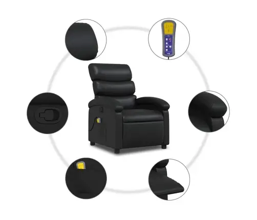 Massaažitool, Must, Kunstnahk