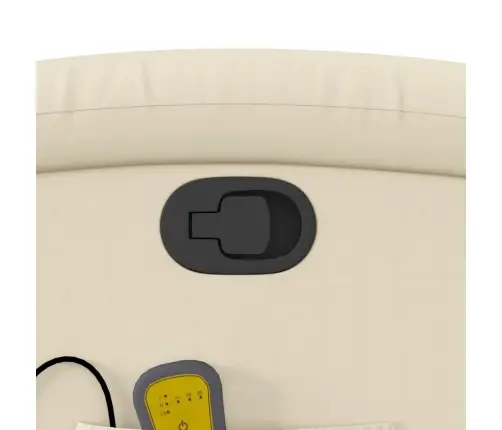 Masāžas Krēsls, Atgāžams, Krēmkrāsas Mākslīgā Āda Vidaxl