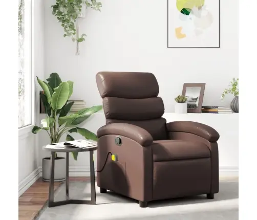 Masāžas Krēsls, Brūna Mākslīgā Āda Vidaxl