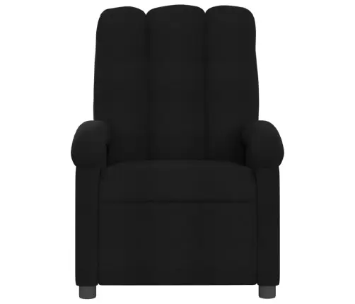 Atpūtas Krēsls, Atgāžams, Melns Audums Vidaxl