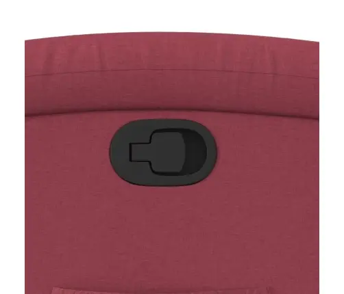 Atpūtas Krēsls, Atgāžams, Vīnsarkans Audums Vidaxl