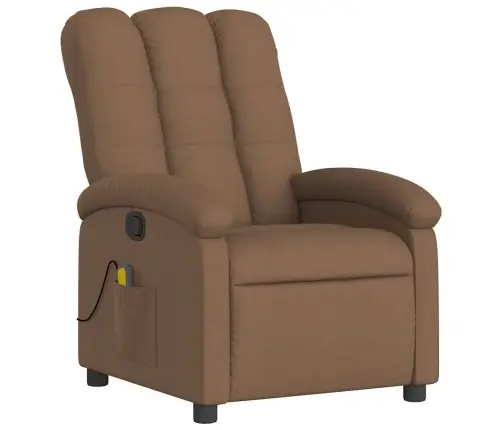 Masāžas Krēsls, Atgāžams, Brūns Audums Vidaxl Masāžas Krēsls, Atgāžams, Brūns Audums Vidaxl