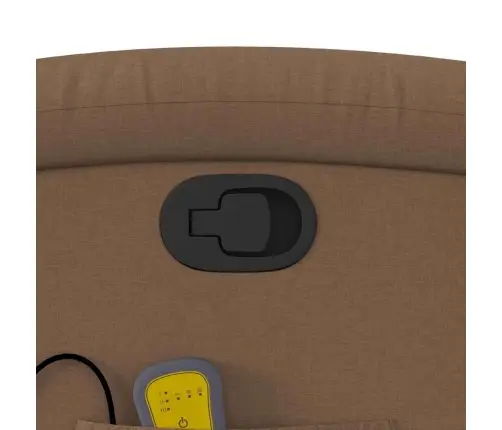 Masāžas Krēsls, Atgāžams, Brūns Audums Vidaxl Masāžas Krēsls, Atgāžams, Brūns Audums Vidaxl