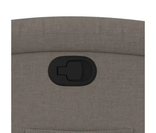 Atpūtas Krēsls, Atgāžams, Pelēkbrūns Audums Vidaxl Atpūtas Krēsls, Atgāžams, Pelēkbrūns Audums Vidaxl