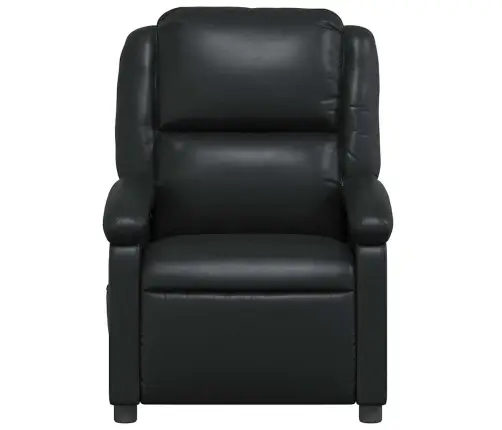 Atpūtas Krēsls, Atgāžams, Melna Mākslīgā Āda Vidaxl