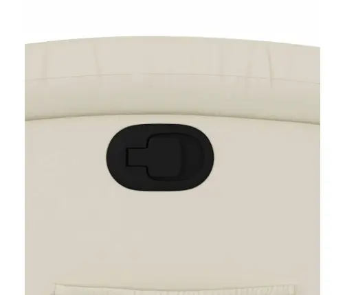 Atpūtas Krēsls, Atgāžams, Krēmkrāsas Mākslīgā Āda Vidaxl