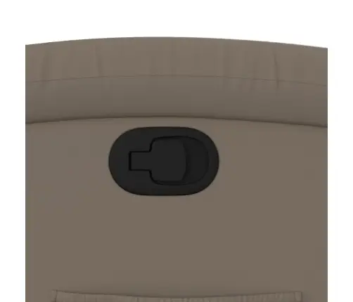 Atlošiamas Krėslas, Kapučino Spalvos, Dirbtinė Oda