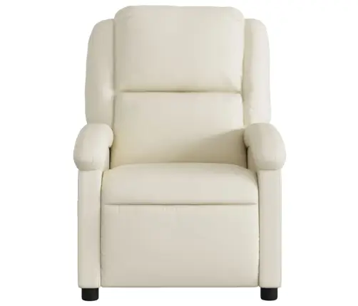 Masāžas Krēsls, Atgāžams, Krēmkrāsas Mākslīgā Āda Vidaxl